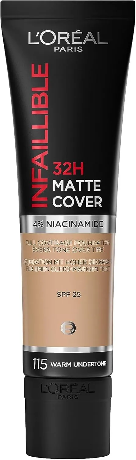 L'Oréal Paris - Base de maquillaje mate de alta cobertura L'Oréal Paris - Base de maquillaje mate de alta cobertura