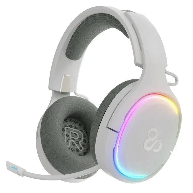 Auriculares inalámbricos Newskill Aton V2 Ivory RGB Auriculares inalámbricos Newskill Aton V2 Ivory RGB