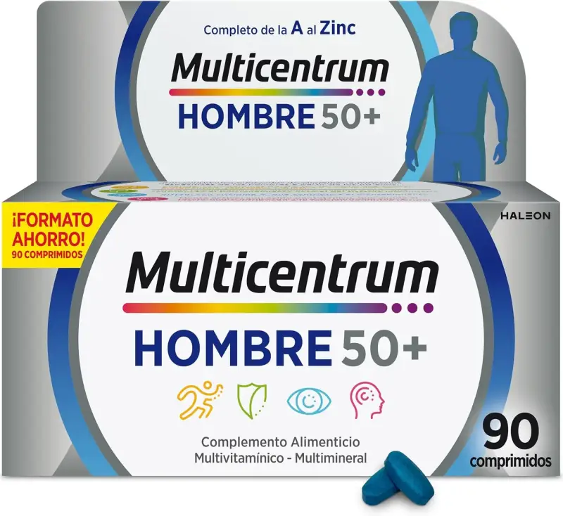 Multicentrum Hombre 50+ 90 comprimidos Multicentrum Hombre 50+ 90 comprimidos