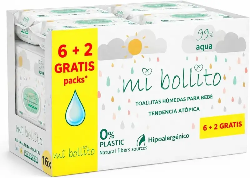 Pack 480 toallitas bebé 99% Aqua Pure Pack 480 toallitas bebé 99% Aqua Pure