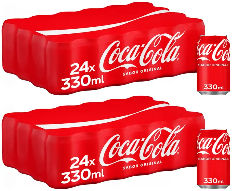 48 Latas Coca-Cola Original o Zero 48 Latas Coca-Cola Original o Zero