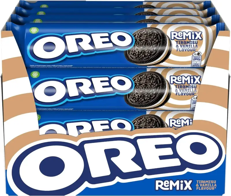 16 x 157g Galletas Oreo Remix Tiramisú 16 x 157g Galletas Oreo Remix Tiramisú
