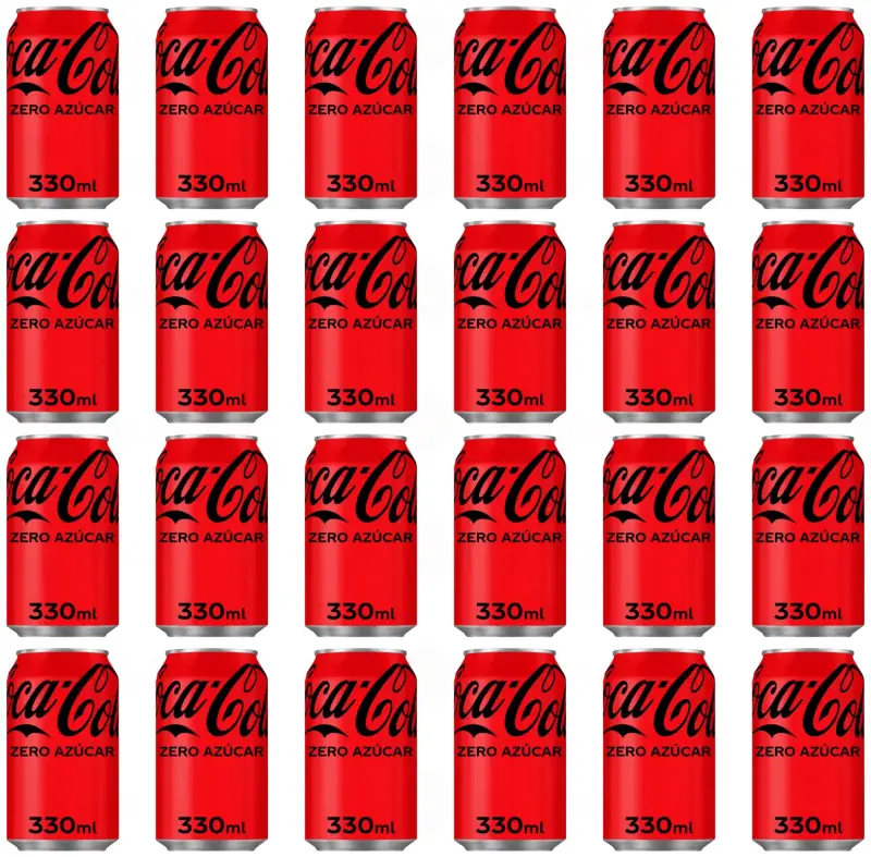 Pack 24x 330ml Coca Cola Zero Pack 24x 330ml Coca Cola Zero