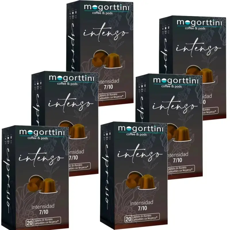 120 cápsulas de café Intenso Mogorttini 120 cápsulas de café Intenso Mogorttini