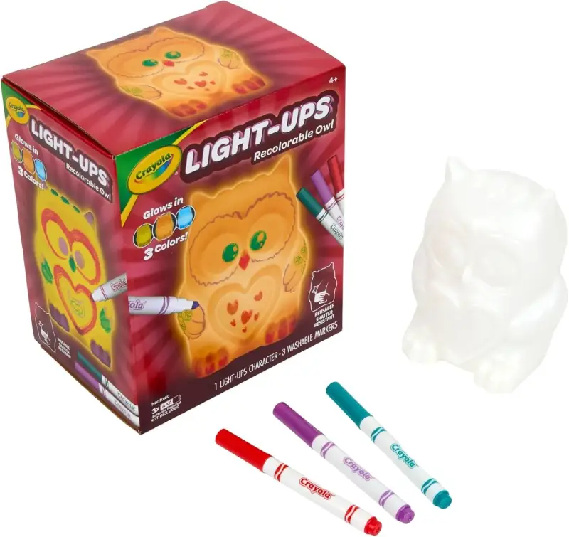 CRAYOLA Light Ups Búho Luminoso para Decorar CRAYOLA Light Ups Búho Luminoso para Decorar