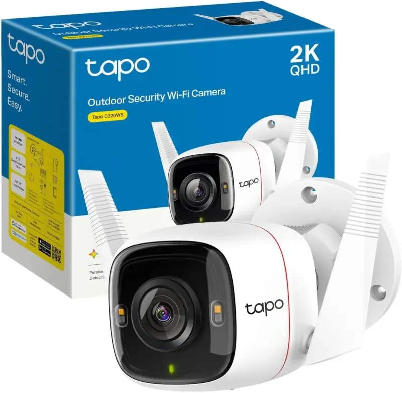 Cámara de vigilancia exterior Tapo C320WS 2K Cámara de vigilancia exterior Tapo C320WS 2K