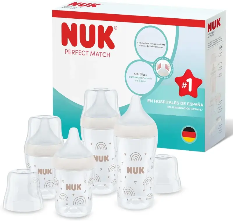 Set de 4 biberones Perfect Match NUK Set de 4 biberones Perfect Match NUK