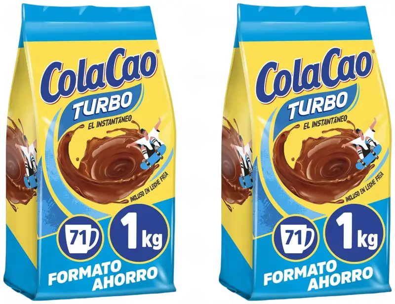 2 kg de ColaCao Turbo Cacao Instantáneo 2 kg de ColaCao Turbo Cacao Instantáneo
