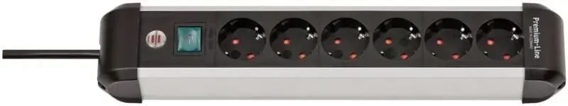 Regleta Brennenstuhl Premium-ALU-Line de 6 tomas Regleta Brennenstuhl Premium-ALU-Line de 6 tomas