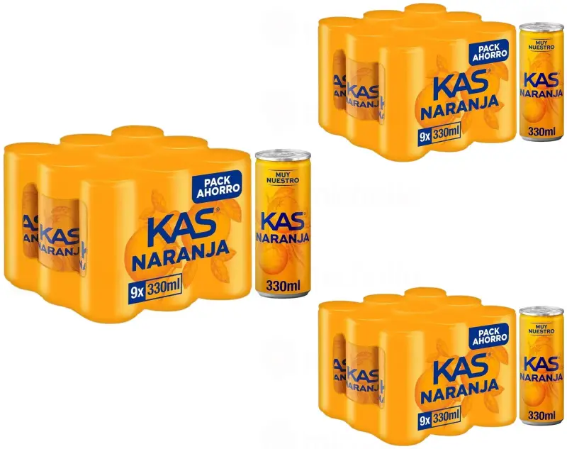 27x330ml Kas naranja 27x330ml Kas naranja