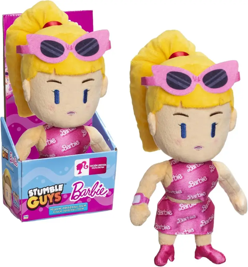 Ppeluche Bizak Stumble Guys X Barbie 30cm Ppeluche Bizak Stumble Guys X Barbie 30cm