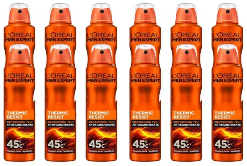 6x desodorantes L'Oréal Paris Men Expert Thermic Resist 6x desodorantes L'Oréal Paris Men Expert Thermic Resist