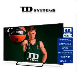 Televisor TD Systems 58" Televisor TD Systems 58"