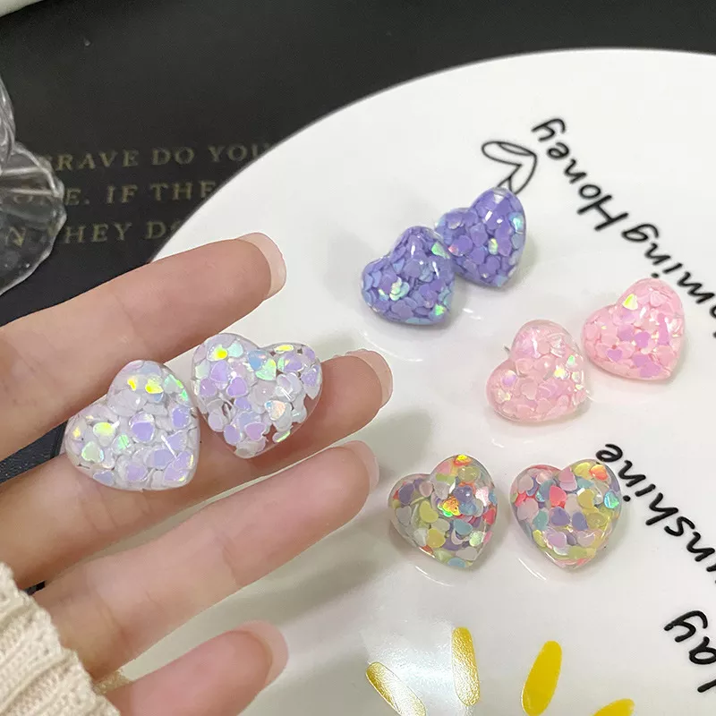 Pendientes con forma de corazón Pendientes con forma de corazón