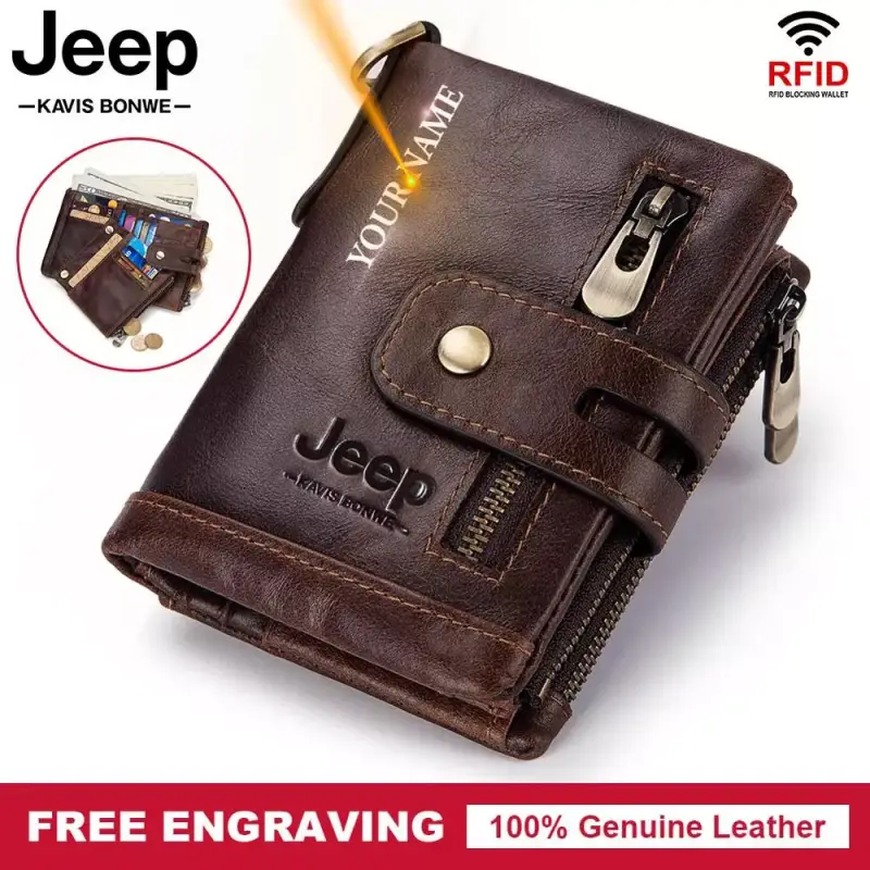 Cartera de cuero para hombre Cartera de cuero para hombre