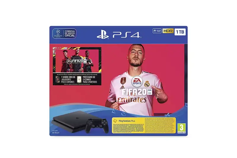 PS4 Slim 1TB + FIFA20 + 14 días VCH/PS4 1TBF/SPA PS4 Slim 1TB + FIFA20 + 14 días VCH/PS4 1TBF/SPA