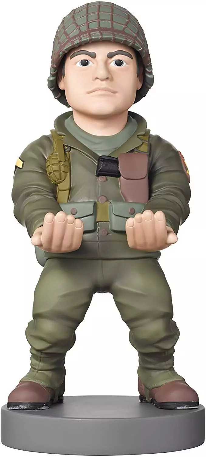 Soporte de sujeción Cable Guy COD WWII Private Soporte de sujeción Cable Guy COD WWII Private
