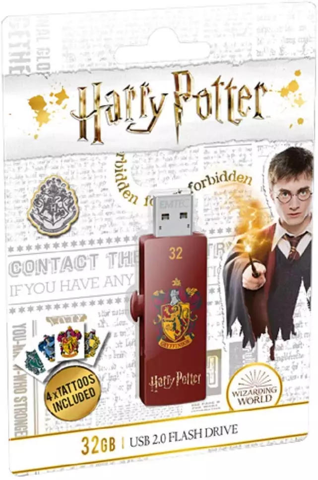 Memoria Usb 32GB de Harry Potter Memoria Usb 32GB de Harry Potter