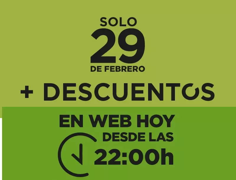 Descuentos especiales por el 29 de Febrero en ECI Descuentos especiales por el 29 de Febrero en ECI