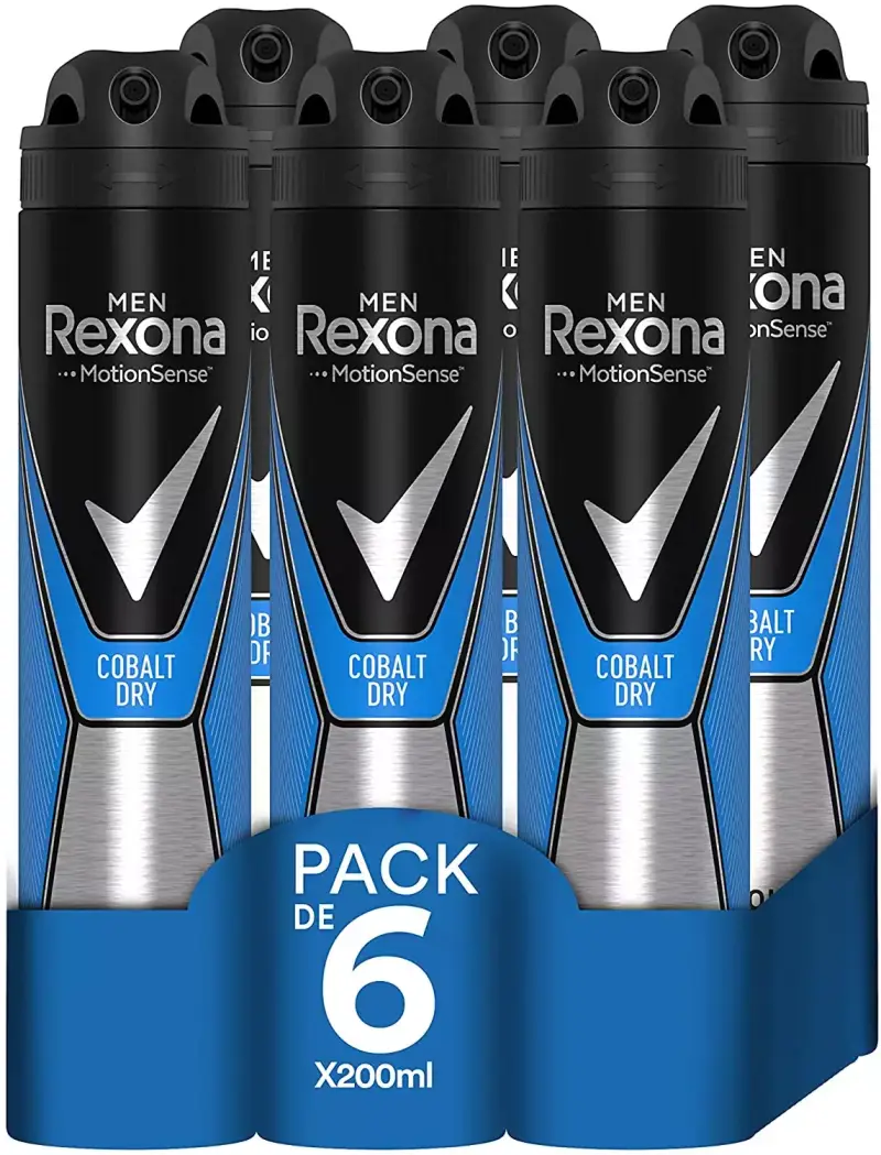 Pack de 6 Rexona Cobalt Dry Pack de 6 Rexona Cobalt Dry