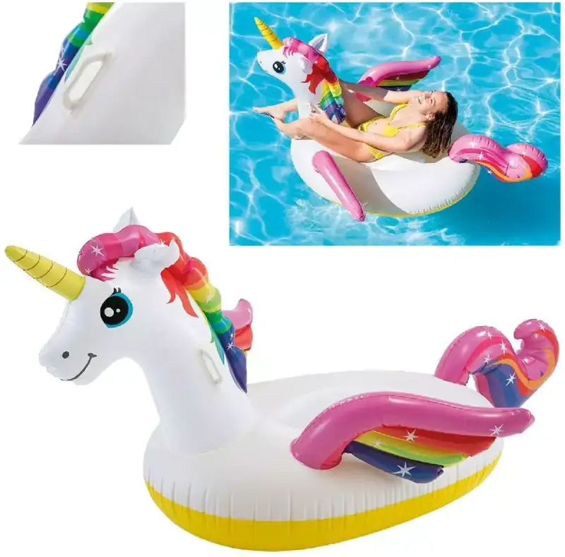 Unicornio hinchable tamaño mediano Unicornio hinchable tamaño mediano