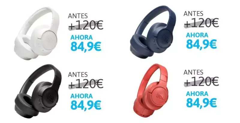Auriculares de diadema JBL Tune 750 BT NC Auriculares de diadema JBL Tune 750 BT NC