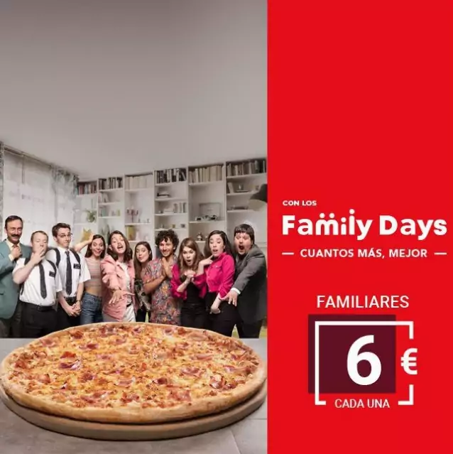 Hoy Disfruta de los Family Days de Telepizza Hoy Disfruta de los Family Days de Telepizza