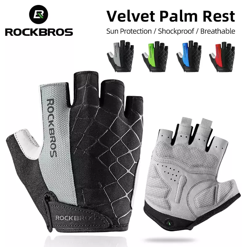 Guantes de ciclismo cortos RockBross Guantes de ciclismo cortos RockBross