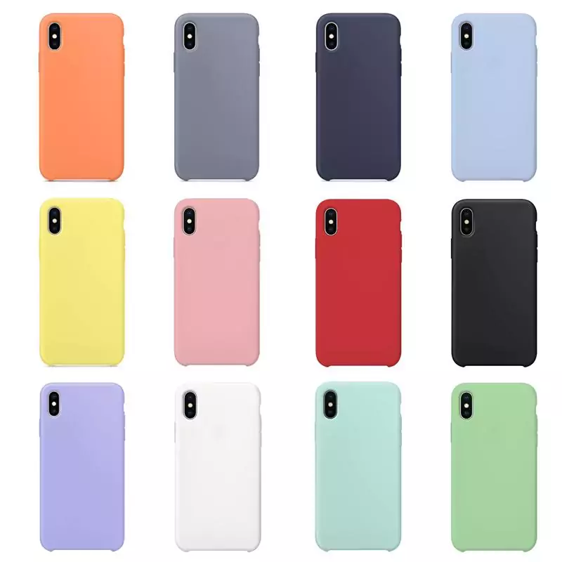 Funda de silicona líquida Original para iPhone Funda de silicona líquida Original para iPhone