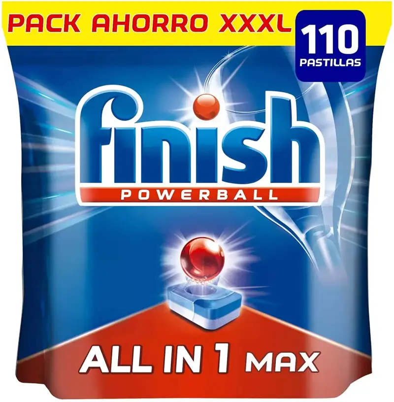 110 lavados con Finish Todo en Uno 110 lavados con Finish Todo en Uno