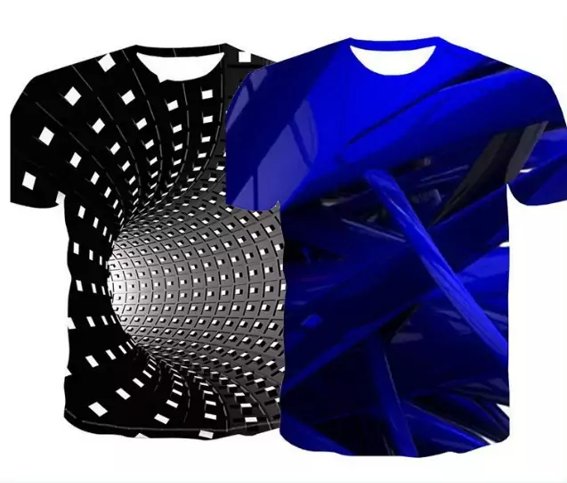 Camiseta con estampado gráfico 3D Camiseta con estampado gráfico 3D