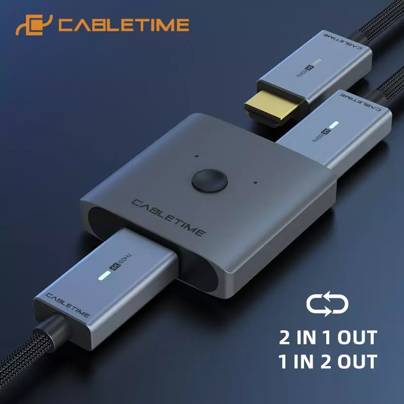 Splitter HDMI Cabletime 4K Splitter HDMI Cabletime 4K
