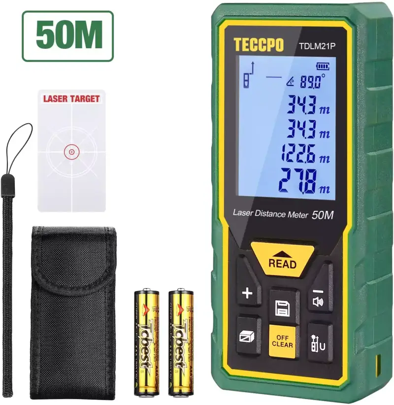Telémetro láser 50m TECCPO Telémetro láser 50m TECCPO