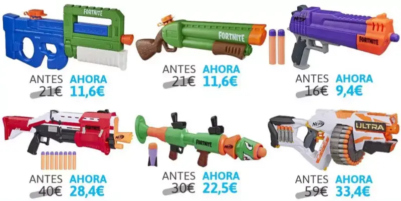 Lanzadores de agua y dardos Nerf Lanzadores de agua y dardos Nerf