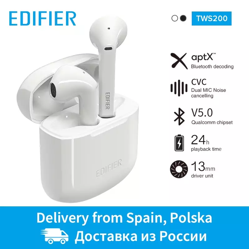 Auriculares Edifier TWS 200 Auriculares Edifier TWS 200