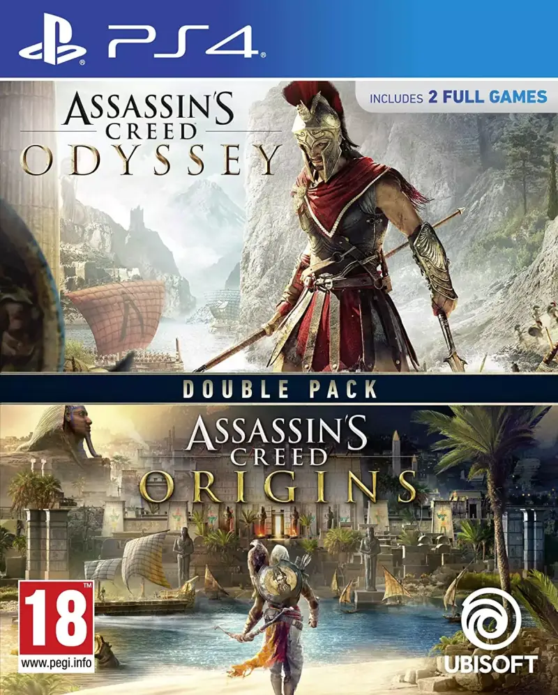 Assassin’s Creed Odyssey + Assassin’s Creed Origins para PS4 Assassin’s Creed Odyssey + Assassin’s Creed Origins para PS4