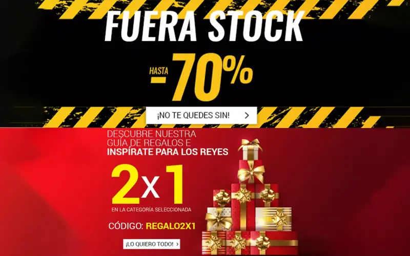70% Dto + 2x1 en Magic Outlet 70% Dto + 2x1 en Magic Outlet
