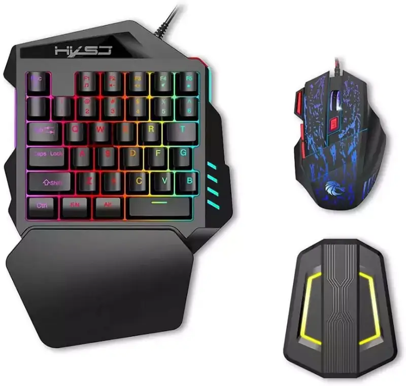 Kit gaming teclado + ratón + convertidor Kit gaming teclado + ratón + convertidor