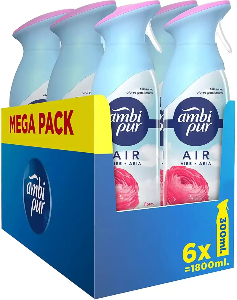 Pack 6 ambientadores Ambi Pur flores elegantes Pack 6 ambientadores Ambi Pur flores elegantes