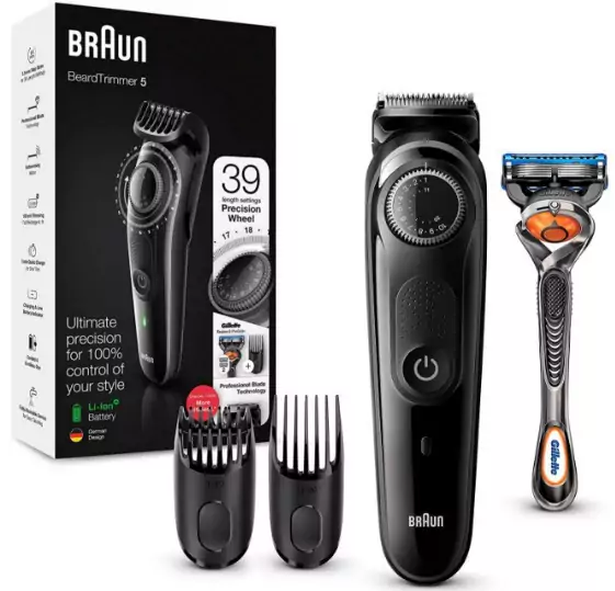 Recortadora de Barba Braun BT5242 Recortadora de Barba Braun BT5242