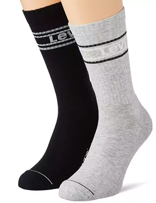Pack de 2 pares de Calcetines Unisex Adulto Levi's Pack de 2 pares de Calcetines Unisex Adulto Levi's