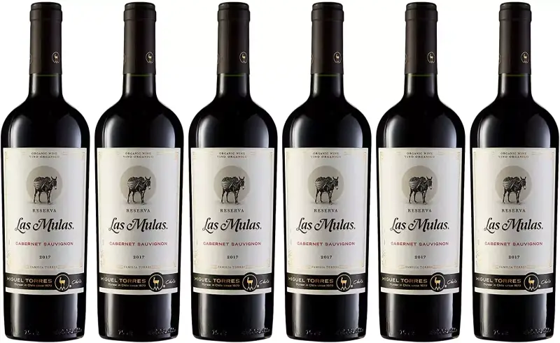 6 botellas Las Mulas Cabernet Sauvignon 2017 6 botellas Las Mulas Cabernet Sauvignon 2017