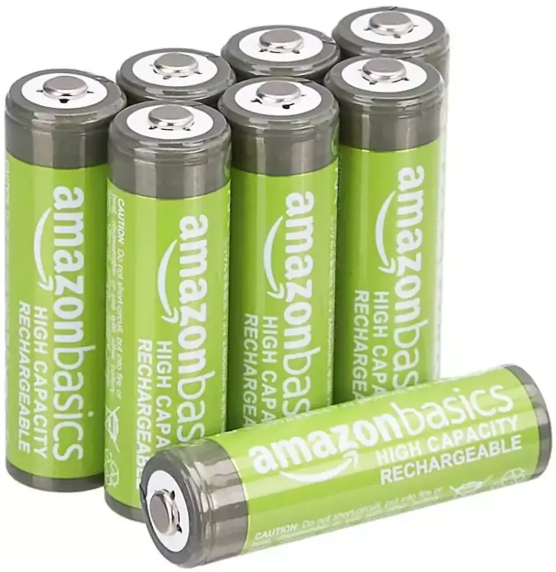 Pack de 8 pilas recargables AA Ni-MH Recargables AmazonBasics Pack de 8 pilas recargables AA Ni-MH Recargables AmazonBasics