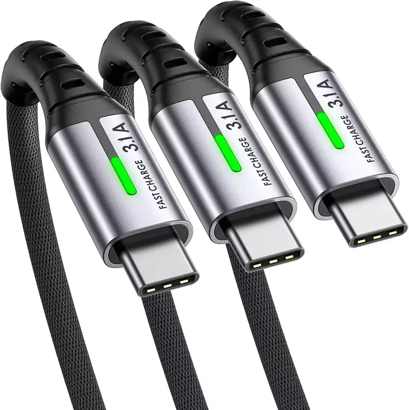 Pack 3 cables USB-C QC3.0 Pack 3 cables USB-C QC3.0