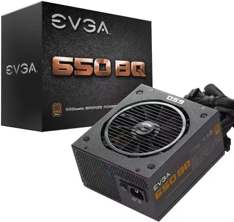 Fuente Semimodular EVGA 650 BQ 80Plus Bronze Fuente Semimodular EVGA 650 BQ 80Plus Bronze