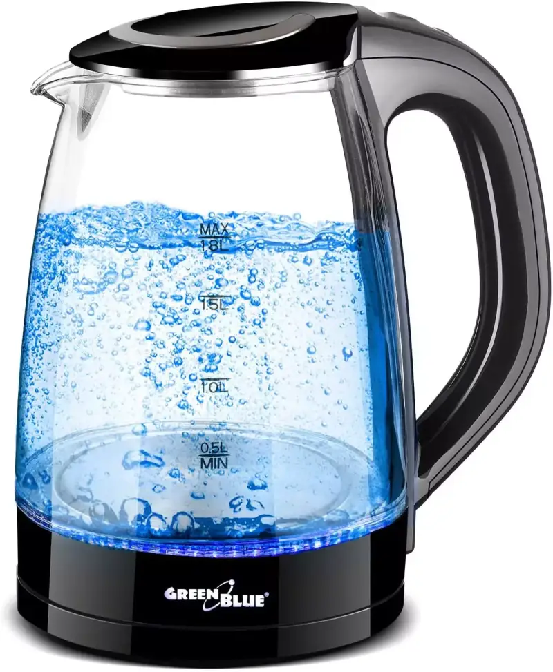 Hervidor eléctrico GreenBlue de 1.8L 2200W Hervidor eléctrico GreenBlue de 1.8L 2200W
