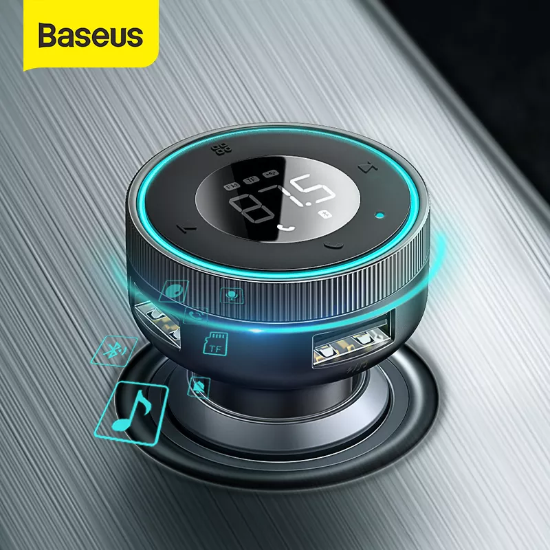 Baseusc transmisor FM para coche Baseusc transmisor FM para coche