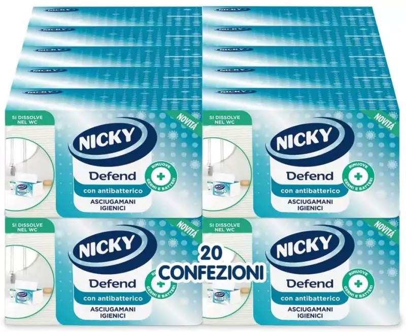 20x Paquetes toallitas antibacterias 20x Paquetes toallitas antibacterias