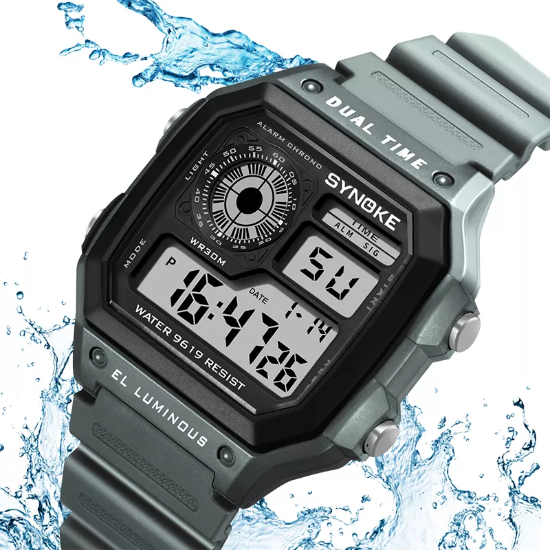 SYNOKE Reloj deportivo digital SYNOKE Reloj deportivo digital
