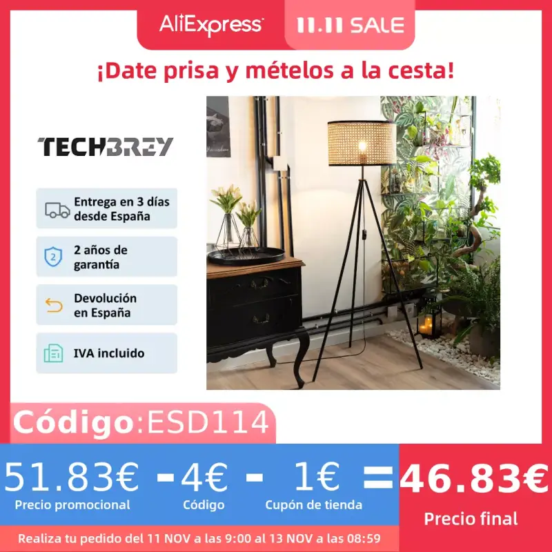 Lámpara de Pie Trepied Lámpara de Pie Trepied